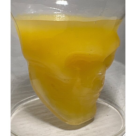 Clear Glass Skull Shaped Shot Glass Large Double Walled Design - Picture 8 of 9